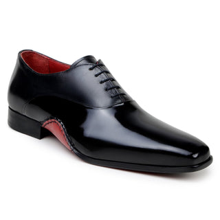 Studio Belvedere Nero Leather Oxford-AmbrogioShoes