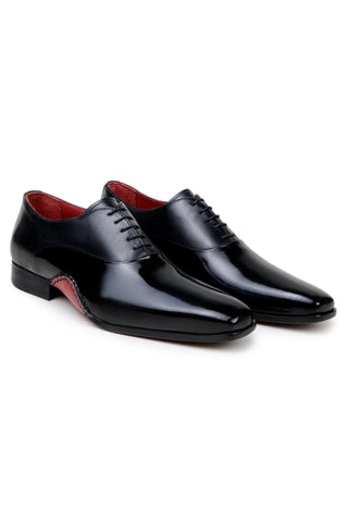 Studio Belvedere Nero Leather Oxford-AmbrogioShoes