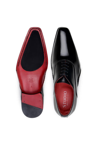 Studio Belvedere Nero Leather Oxford