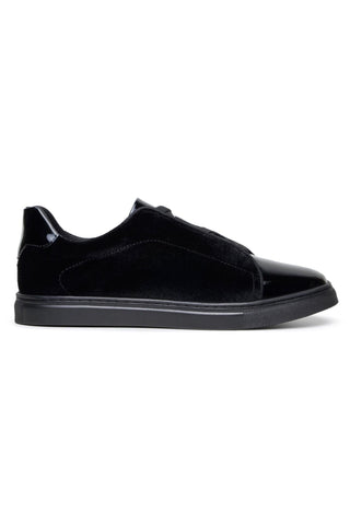 Studio Belvedere Silvano Velvet / Patent Slip-On Sneaker