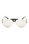 10026G - Gold  / Light Grey Mirrored Silver