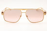 10027E - Gold / Light Pink With Silver Tone Mirror