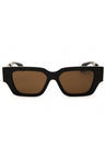 554373 - Transparent Brown / Solid Brown