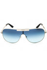 100019 - Silver  / Light Blue Gradient Dark Blue