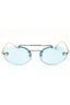 1000-1 - Silver / Light Blue