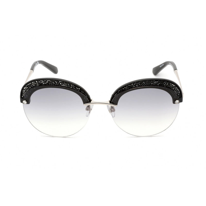 Swarovski SK0256 Sunglasses Black / Grey Women's-AmbrogioShoes