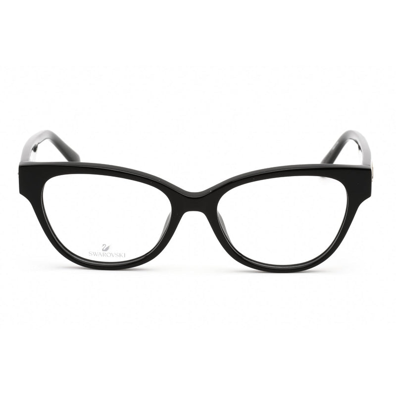 Swarovski SK5392 Eyeglasses Shiny Black / Clear Lens-AmbrogioShoes