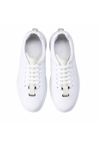 T-Kit Antique White Fabric / Leather-AmbrogioShoes