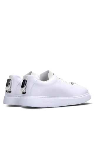 T-Kit Antique White Fabric / Leather-AmbrogioShoes