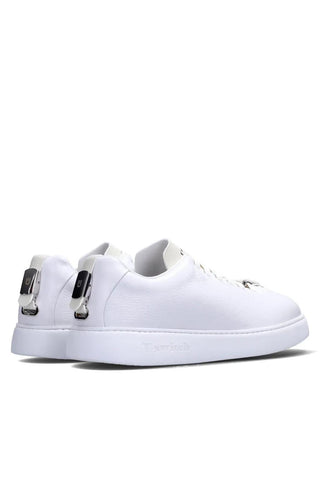T-Kit Antique White Fabric / Leather-AmbrogioShoes