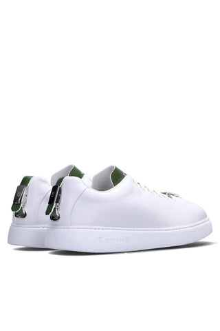 T-Kit Garden Green Fabric / Leather-AmbrogioShoes