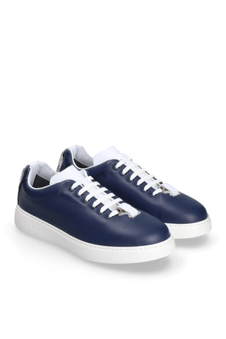 T-Switch Leather Sneakers - Blue-AmbrogioShoes