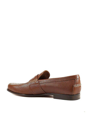 Tods Moassiomo Wilson Pebbeled Leather Dark Brown (TDM13)-AmbrogioShoes