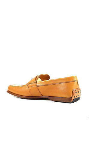 Tods Mocassimo Greca Nuovo Driver Beige Leather (TDM10)-AmbrogioShoes