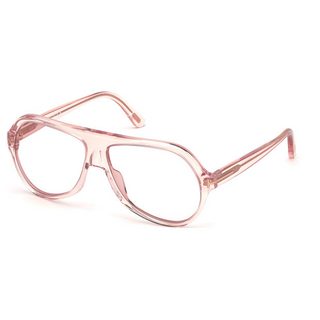 Tom Ford FT0732 Sunglasses Shiny Pink / Clear Unisex-AmbrogioShoes