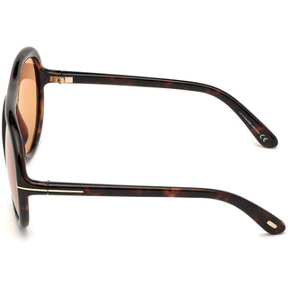 Tom Ford FT0768 Sunglasses Dark Havana / Brown (S) Unisex-AmbrogioShoes
