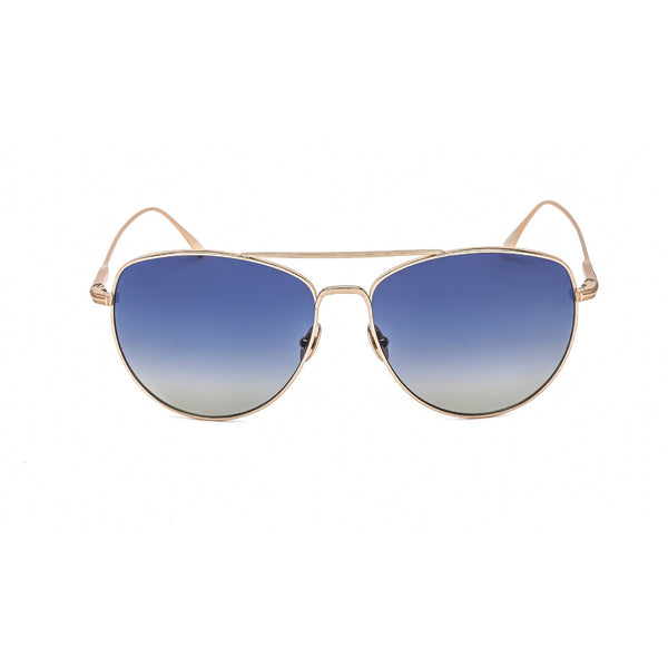 Tom Ford FT0784 Sunglasses Shiny Rose Gold / Gradient Blue Women's-AmbrogioShoes