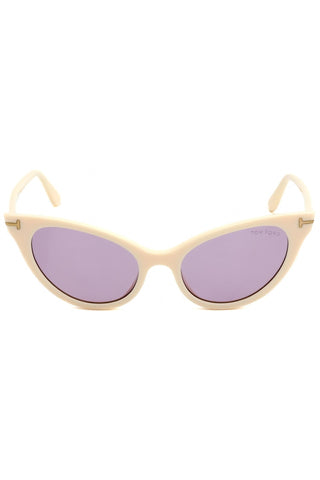 Tom Ford FT0820 Sunglasses Ivory / Violet