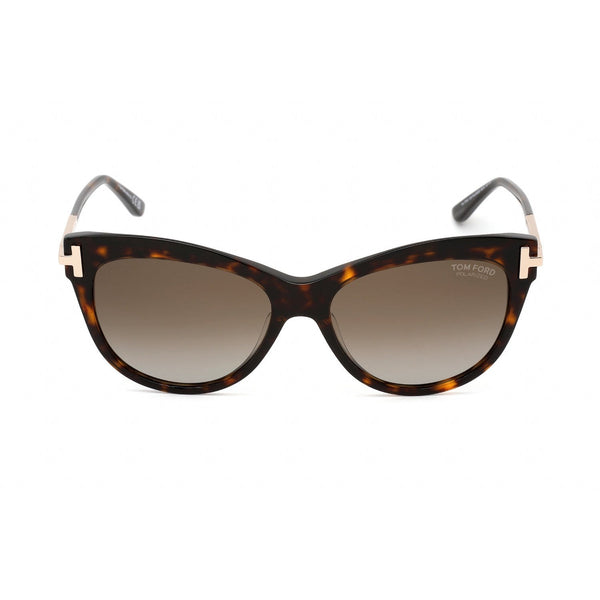 Tom Ford FT0821 Sunglasses Dark Havana / Brown Polarized-AmbrogioShoes