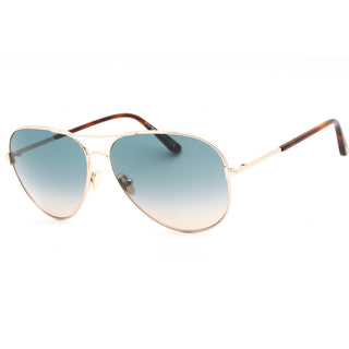 Tom Ford FT0823 Sunglasses shiny rose gold / gradient green Unisex-AmbrogioShoes