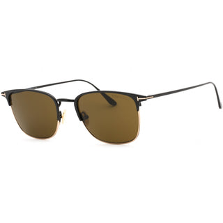 Tom Ford FT0851 Sunglasses shiny black / roviex-AmbrogioShoes