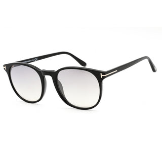 Tom Ford FT0858 Sunglasses shiny black/ smoke mirror-AmbrogioShoes