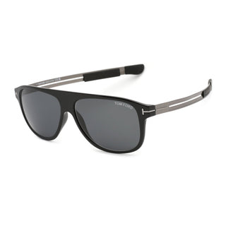 Tom Ford FT0880 Sunglasses Shiny Black / Smoke-AmbrogioShoes