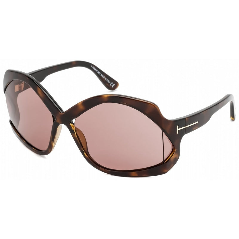 Tom Ford FT0903 Sunglasses Dark Havana / brown-AmbrogioShoes