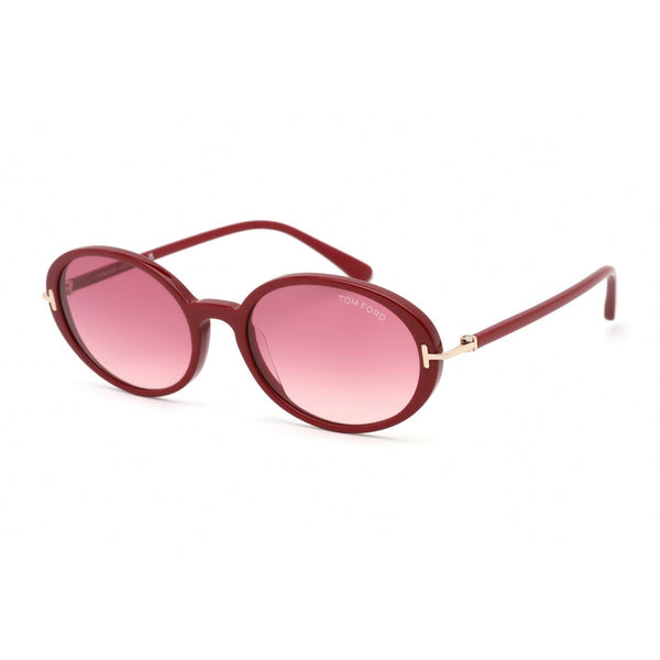 Tom Ford FT0922 Sunglasses shiny red / gradient bordeaux Women's-AmbrogioShoes