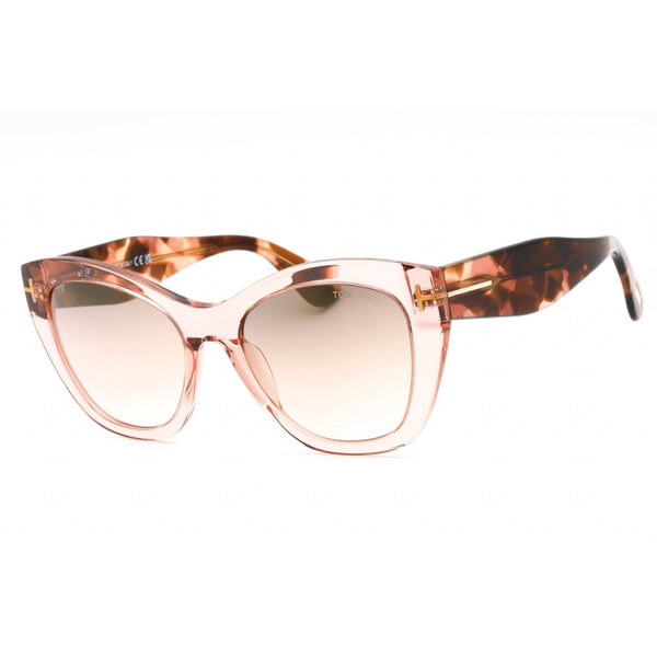 Tom Ford FT0940 Sunglasses shiny pink / brown mirror-AmbrogioShoes