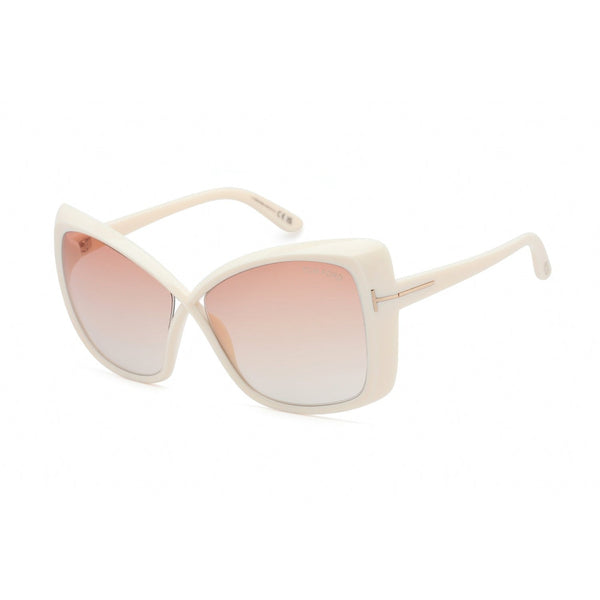 Tom Ford FT0943 Sunglasses ivory / gradient bordeaux-AmbrogioShoes