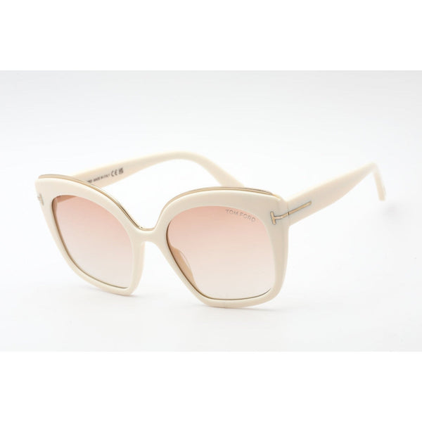 Tom Ford FT0944 Sunglasses ivory / gradient bordeaux-AmbrogioShoes