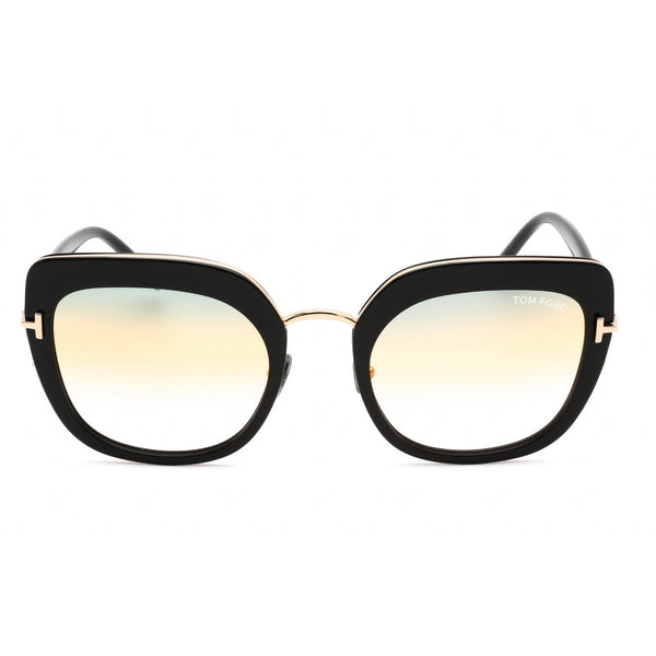 Tom Ford FT0945 Sunglasses Black/Gradient Gold-AmbrogioShoes