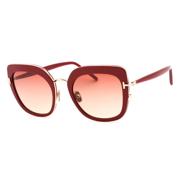 Tom Ford FT0945 Sunglasses shiny red / gradient bordeaux-AmbrogioShoes