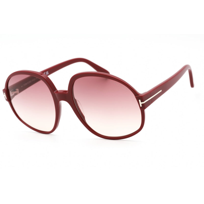 Tom Ford FT0991 Sunglasses shiny bordeaux / gradient bordeaux Women's-AmbrogioShoes