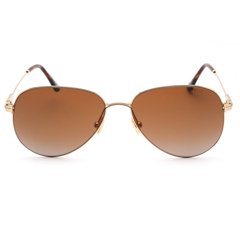 Tom Ford FT0993 Sunglasses gold / gradient brown-AmbrogioShoes