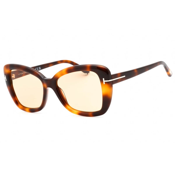 Tom Ford FT1008 Sunglasses Shiny Blonde Havana / Photochromic Peach-AmbrogioShoes