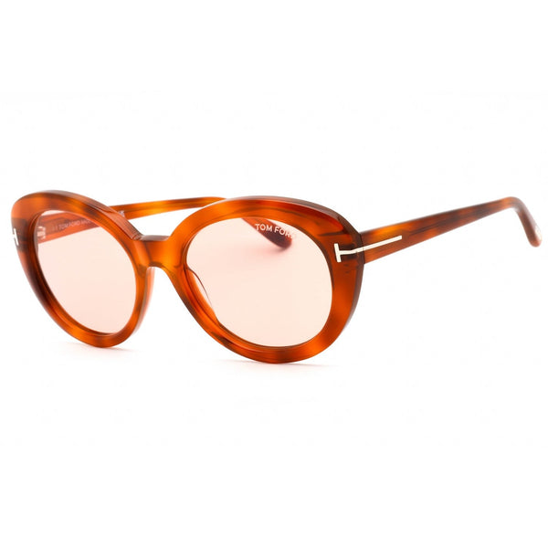 Tom Ford FT1009 Sunglasses Blonde Havana / Violet-AmbrogioShoes