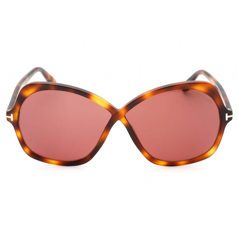 Tom Ford FT1013 Sunglasses dark havana / violet-AmbrogioShoes