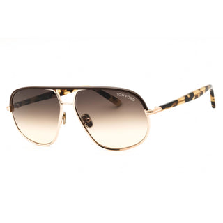 Tom Ford FT1019 Metal Oval Men's Sunglasses-AmbrogioShoes