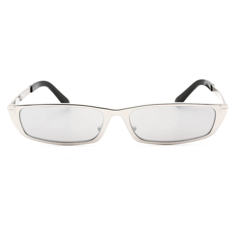 Tom Ford FT1059 Sunglasses Shiny Palladium / Smoke Mirror Unisex Unisex-AmbrogioShoes