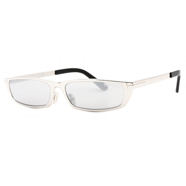 Tom Ford FT1059 Sunglasses Shiny Palladium / Smoke Mirror-AmbrogioShoes