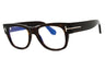 052 - dark havana/Clear/Blue-light Block lens
