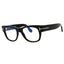 001 - shiny black/Clear/Blue-light Block lens