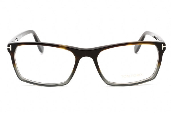 Tom Ford FT5295 Eyeglasses Shiny Havana Grey / Clear Lens-AmbrogioShoes