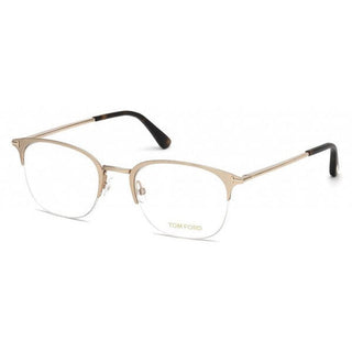 Tom Ford FT5452 Eyeglasses Matte Rose Gold / Clear Lens-AmbrogioShoes