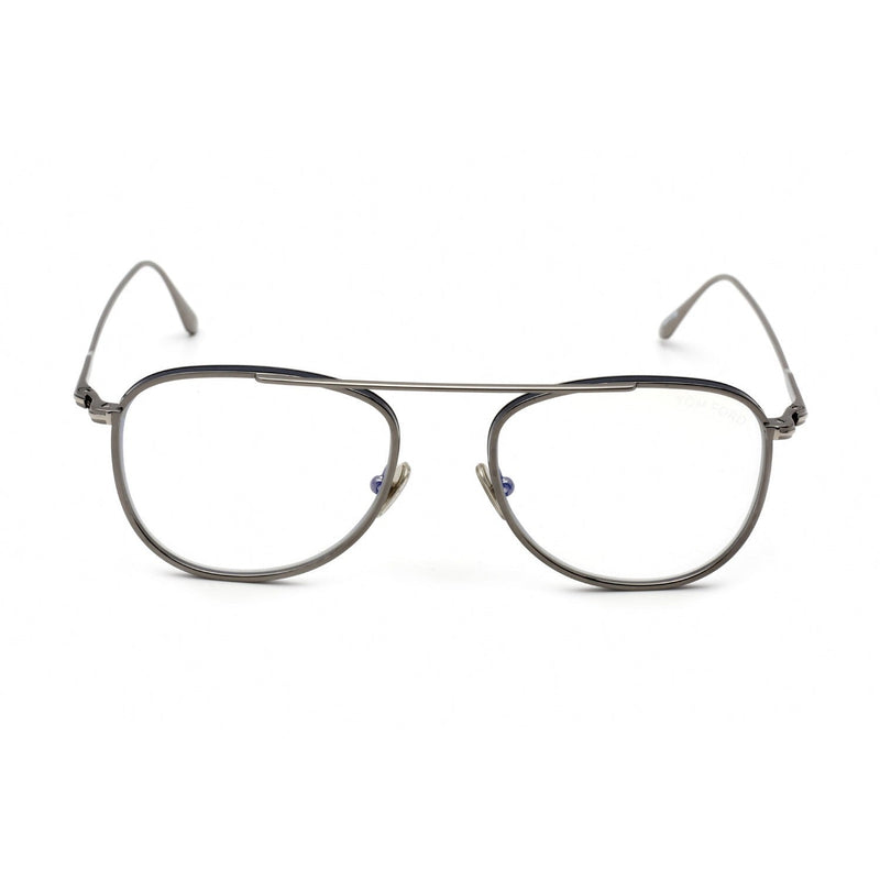 Tom Ford FT5691-B Eyeglasses Shiny Dark Ruthenium / Clear Lens-AmbrogioShoes