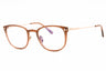 028 - shiny rose gold / clear/blue-light block lens