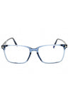 090 - shiny blue/clear/blue-light block lens
