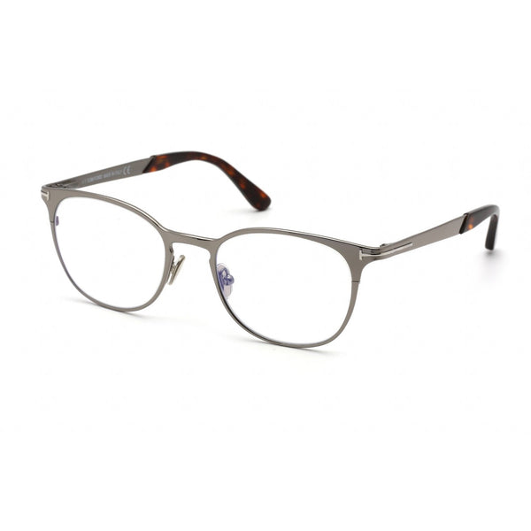 Tom Ford FT5732-B Eyeglasses Shiny Gunmetal / Clear Lens-AmbrogioShoes